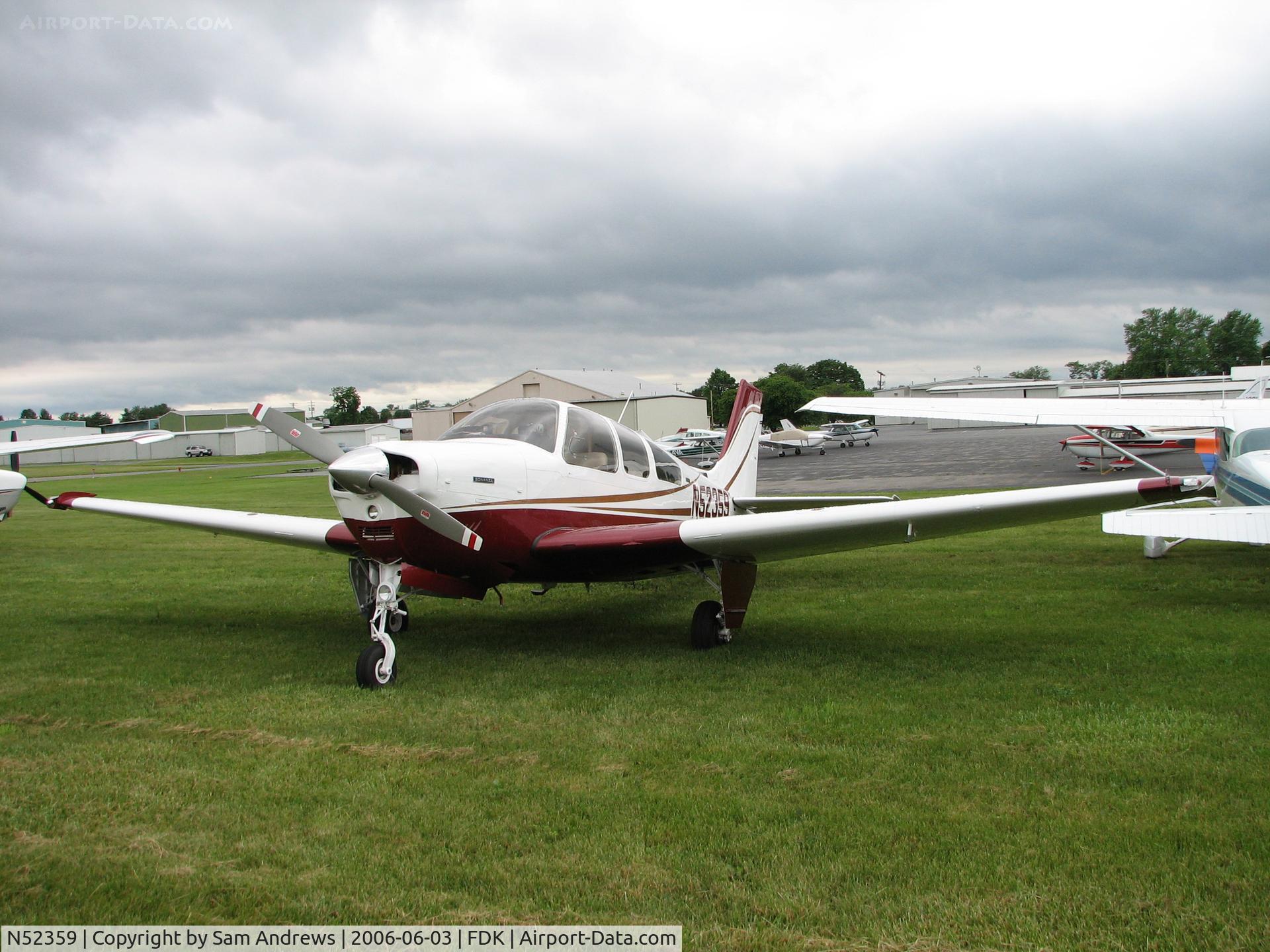 N52359, 1974 Beech F33A Bonanza C/N CE-492, Safe Air from Chesapeake, VA brought this beautiful bird up to Frederick for the AOPA Fly-in 2006