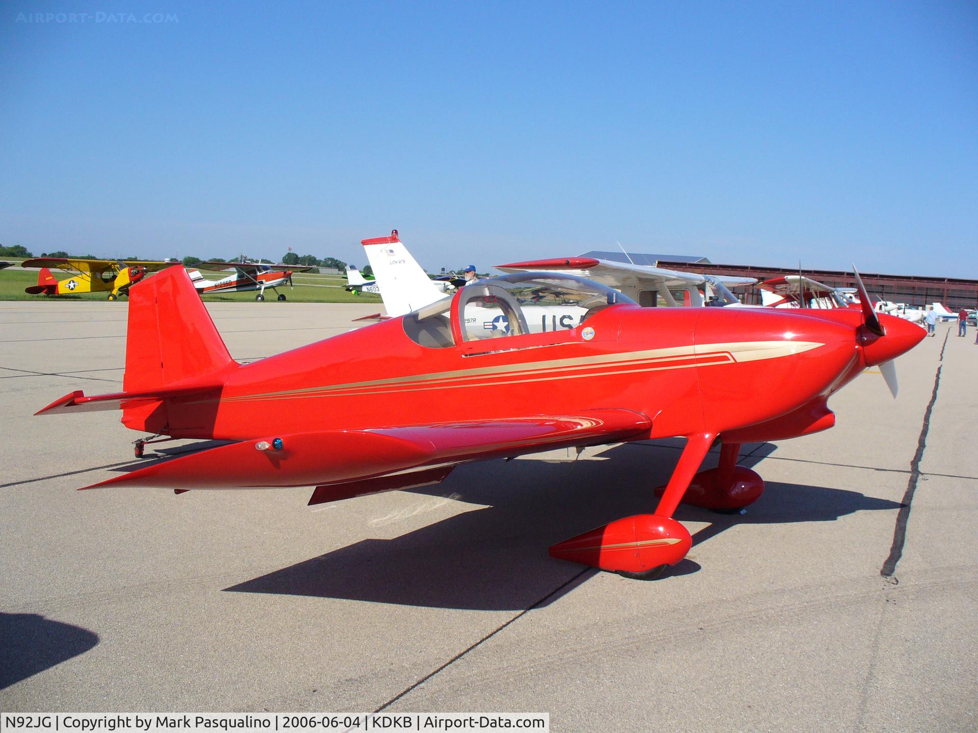 N92JG, 1992 Vans RV-6 C/N 20055, RV-6