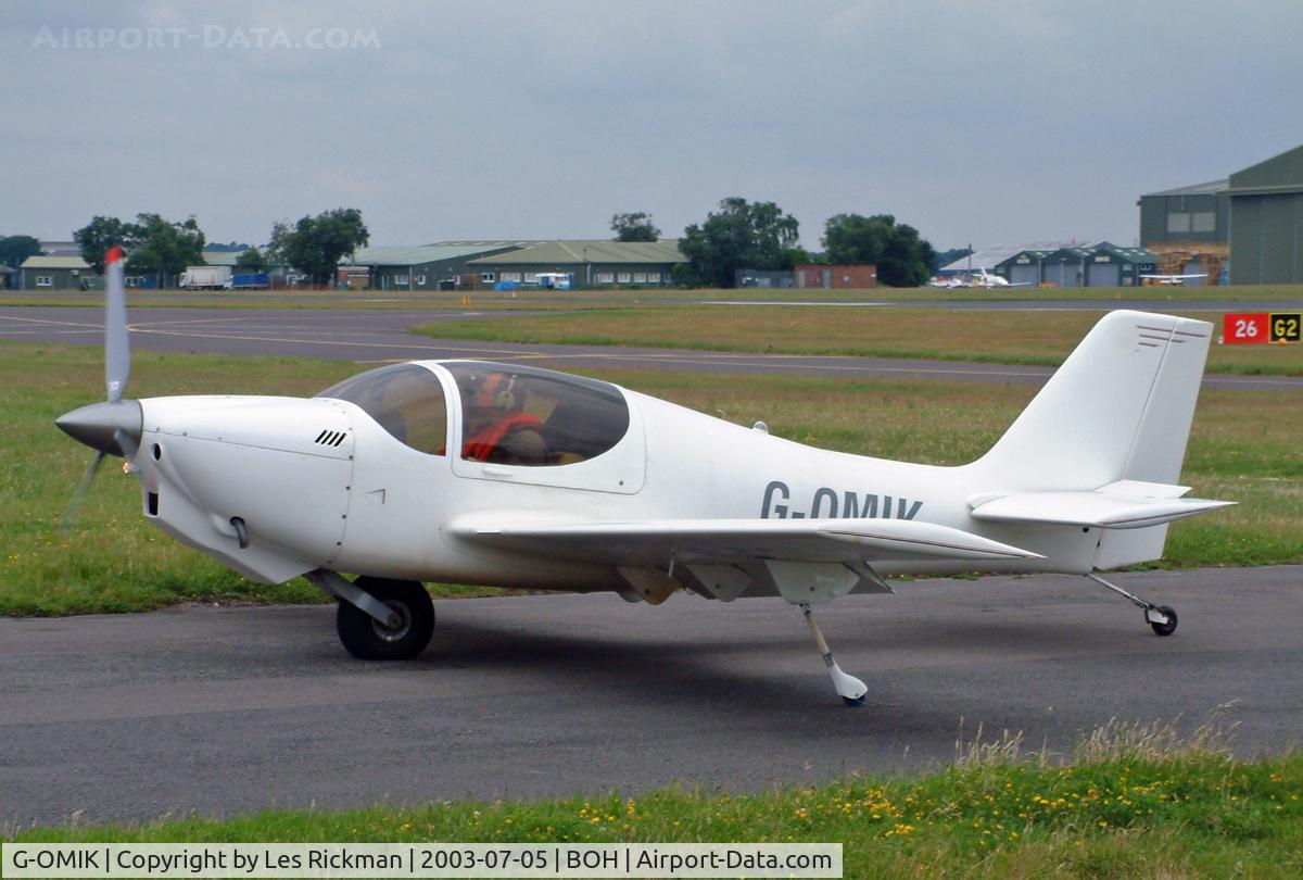 G-OMIK, 2001 Europa Monowheel C/N PFA 247-12991, Shaw Europa