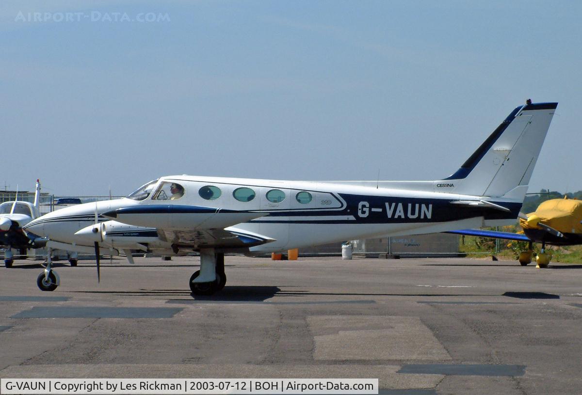 G-VAUN, 1975 Cessna 340 C/N 340-0538, Cessna 340