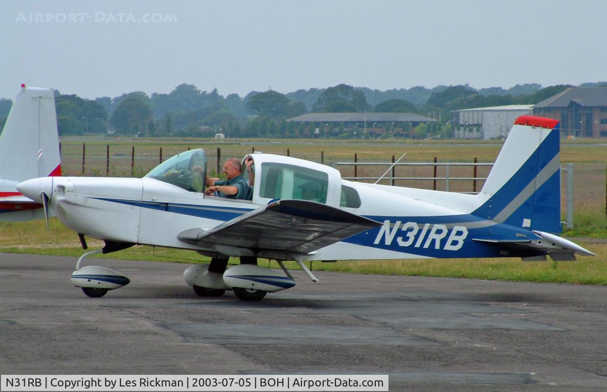 N31RB, 1975 Grumman American AA-5B Tiger C/N AA5B-0156, AA-5B Tiger
