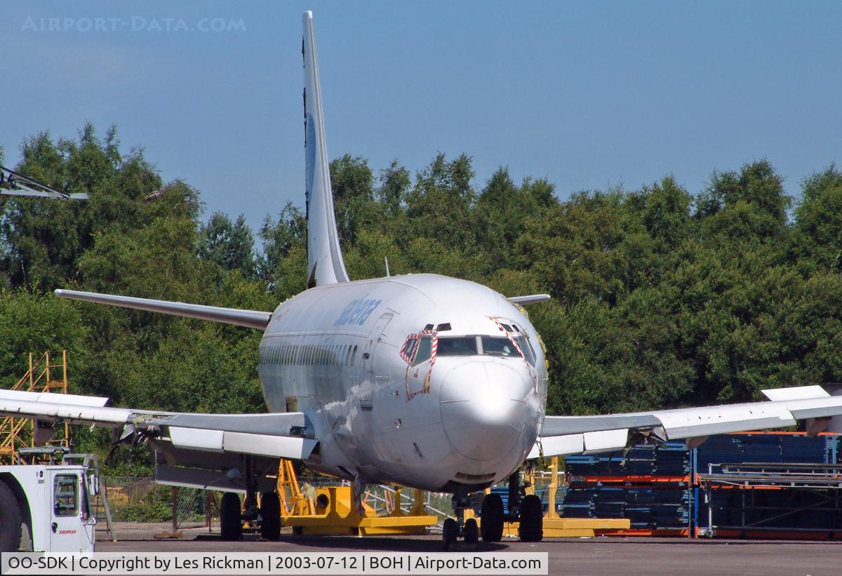 OO-SDK, 1975 Boeing 737-229C C/N 20916, Boeing 737 229
