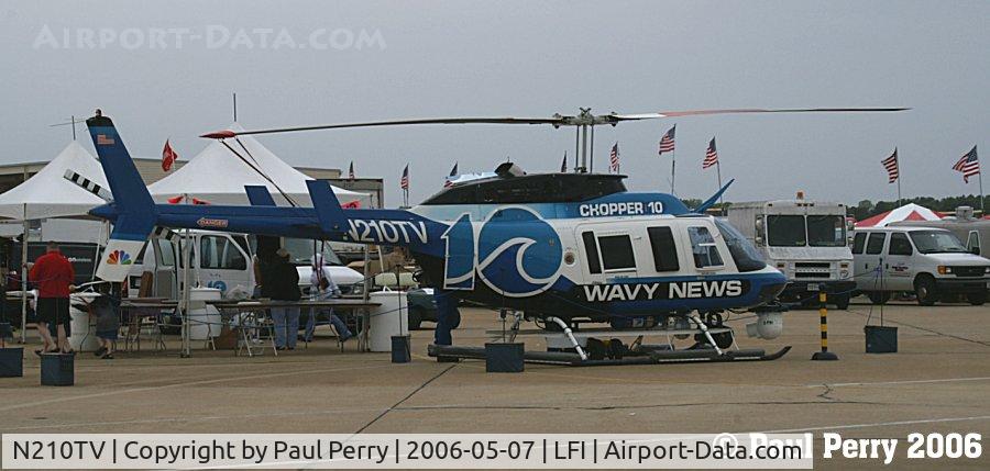 N210TV, 1988 Bell 206L-3 LongRanger III C/N 51267, A dark day, but the local Peacock's Helo is always there