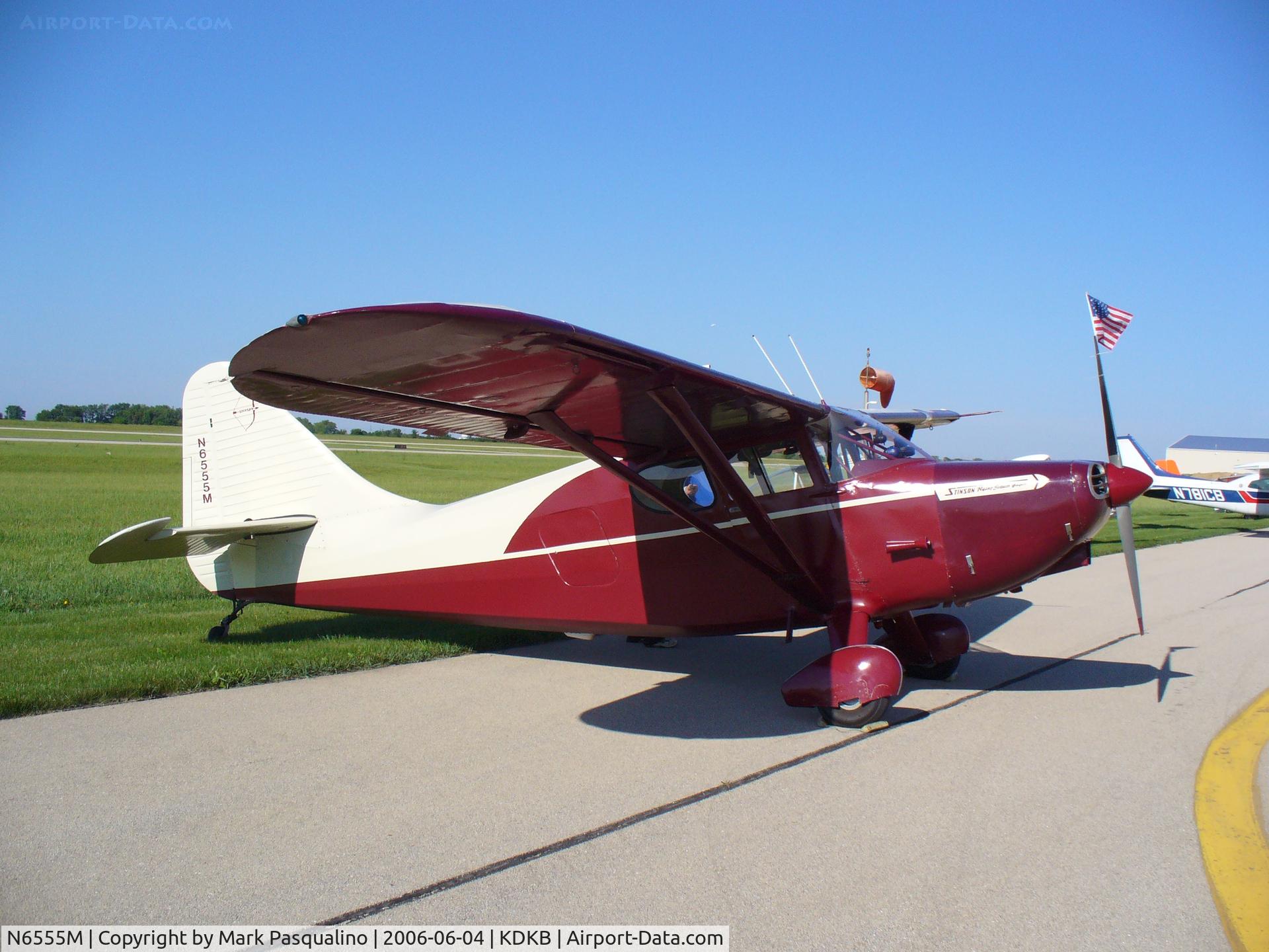 N6555M, 1948 Stinson 108-3 Voyager C/N 108-4555, Stinson 108