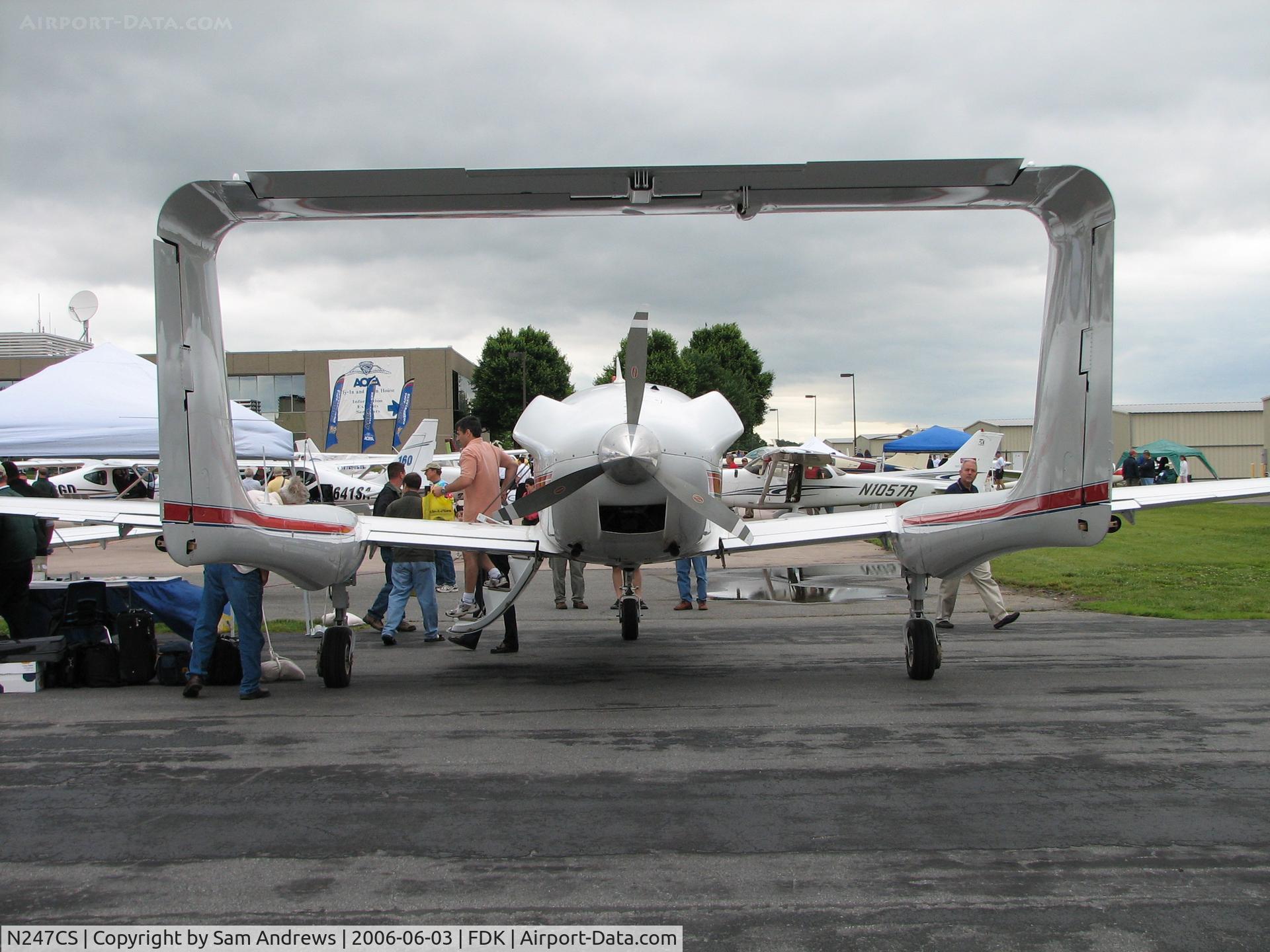 N247CS, 2002 Adam Aircraft A500 C/N 0002, Static display rear view AOPA Fly-in 2006