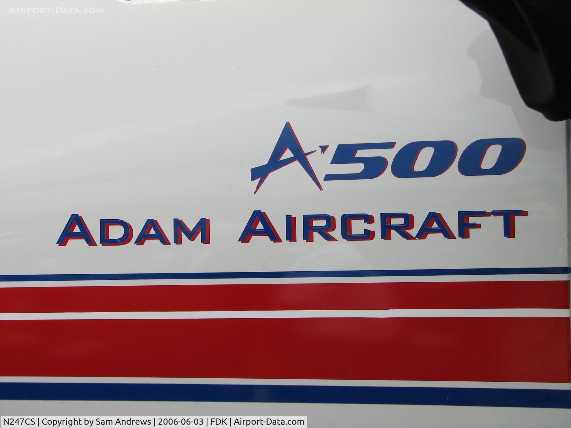 N247CS, 2002 Adam Aircraft A500 C/N 0002, guess what?