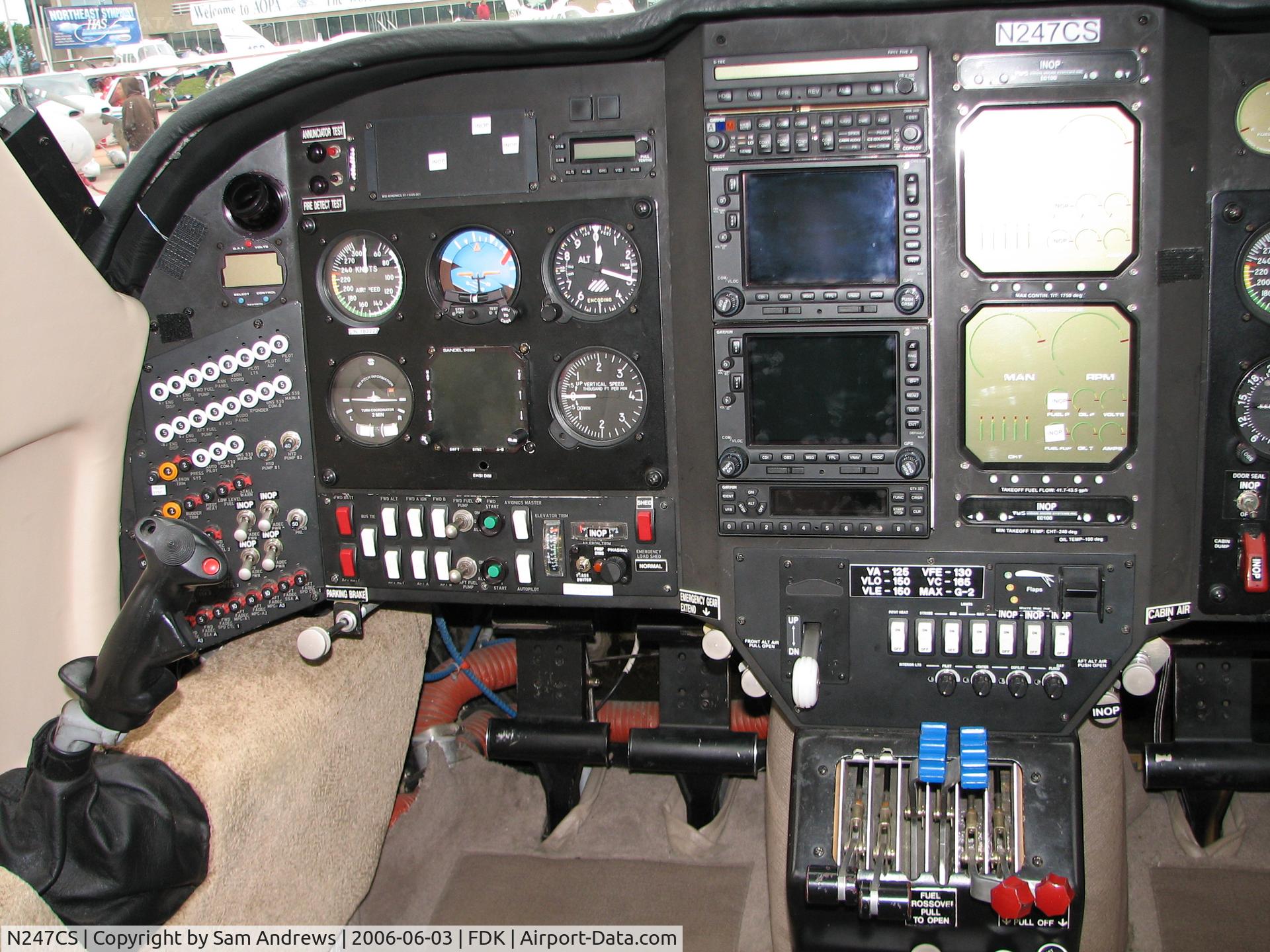 N247CS, 2002 Adam Aircraft A500 C/N 0002, Pilot side