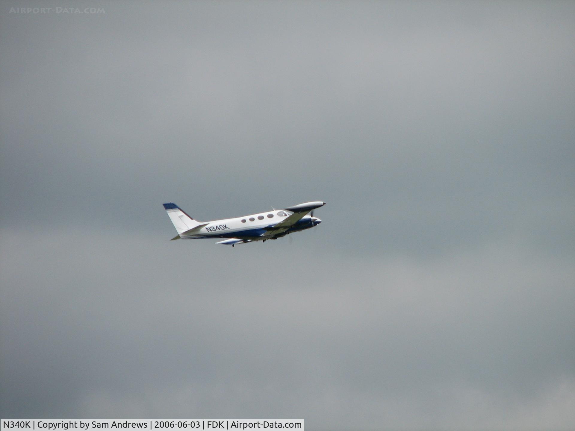 N340K, 1979 Cessna 340A C/N 340A0792, Departing FDK for Davenport, IA (DVN)