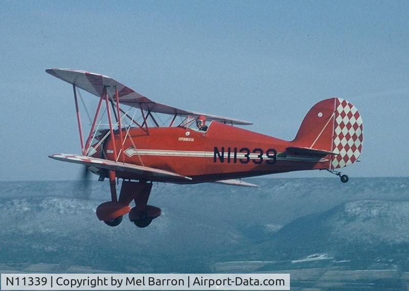 N11339, 1932 Great Lakes 2T-1A Sport Trainer C/N 252, Mel Barron at the controls