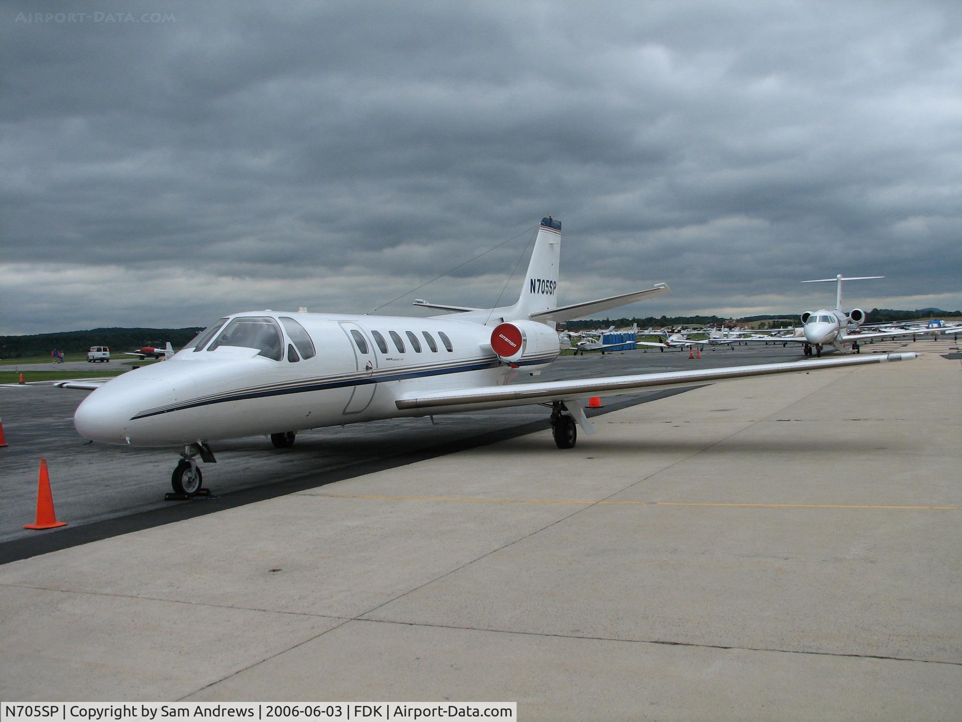 N705SP, 1985 Cessna S550 Citation IIS C/N S550-0048, Flew down to see the folks at AOPA