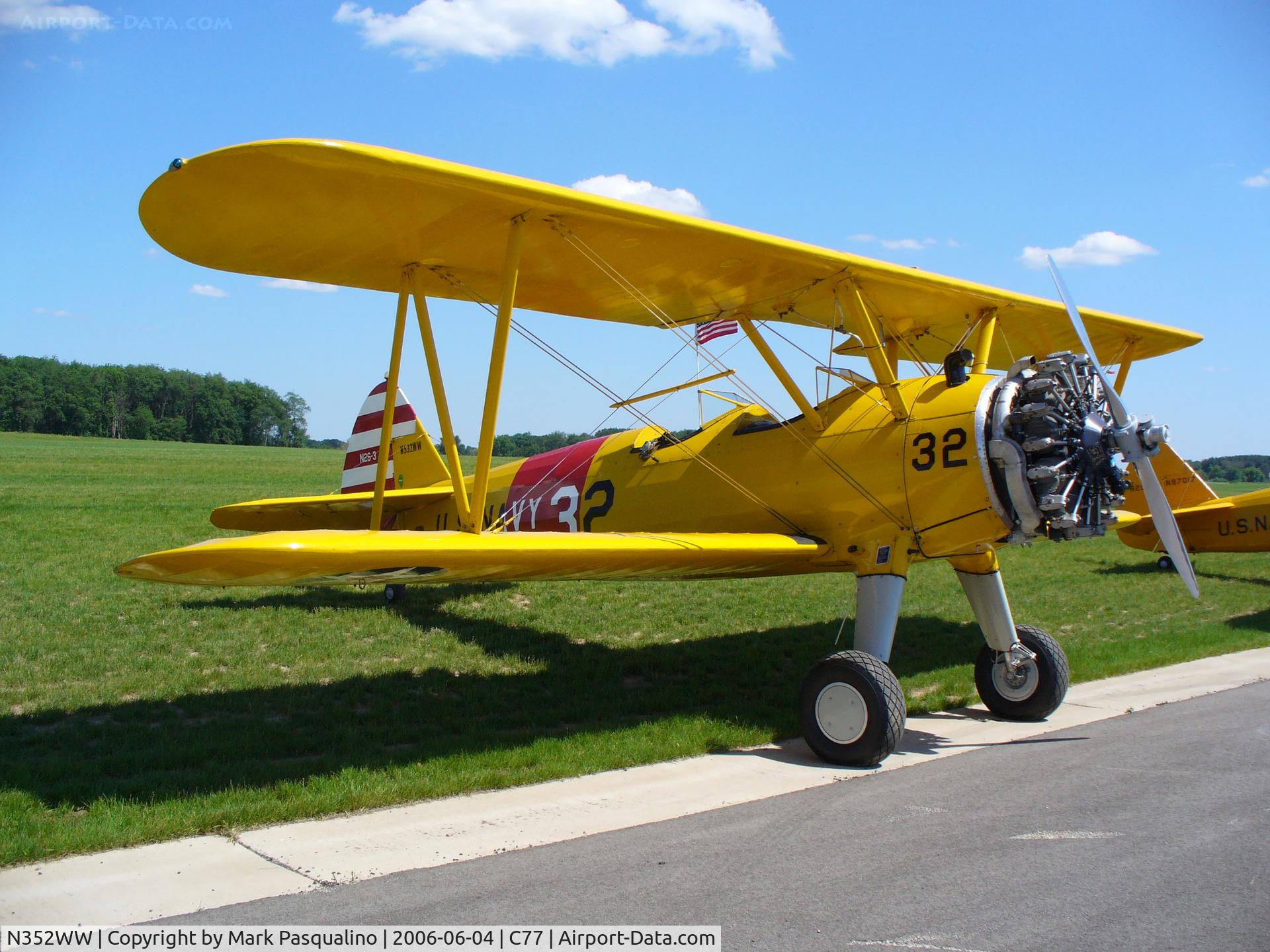N352WW, 1941 Boeing PT-17 Kaydet (A75N1) C/N 75-1486, Stearman