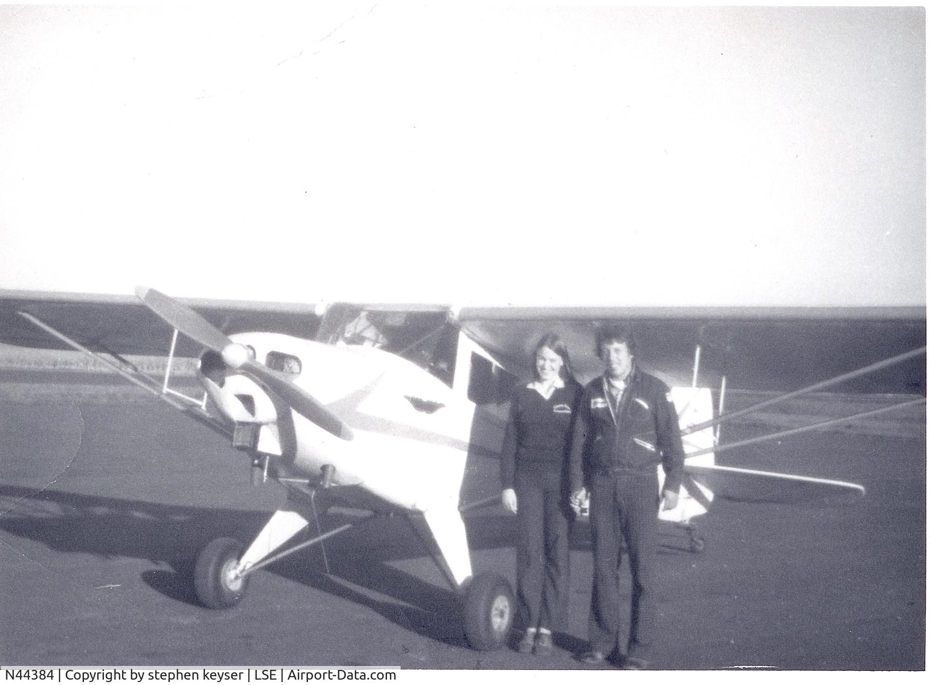 N44384, 1946 Taylorcraft BC12-D1 C/N 10184, 1973 photo when I owned this t-craft
