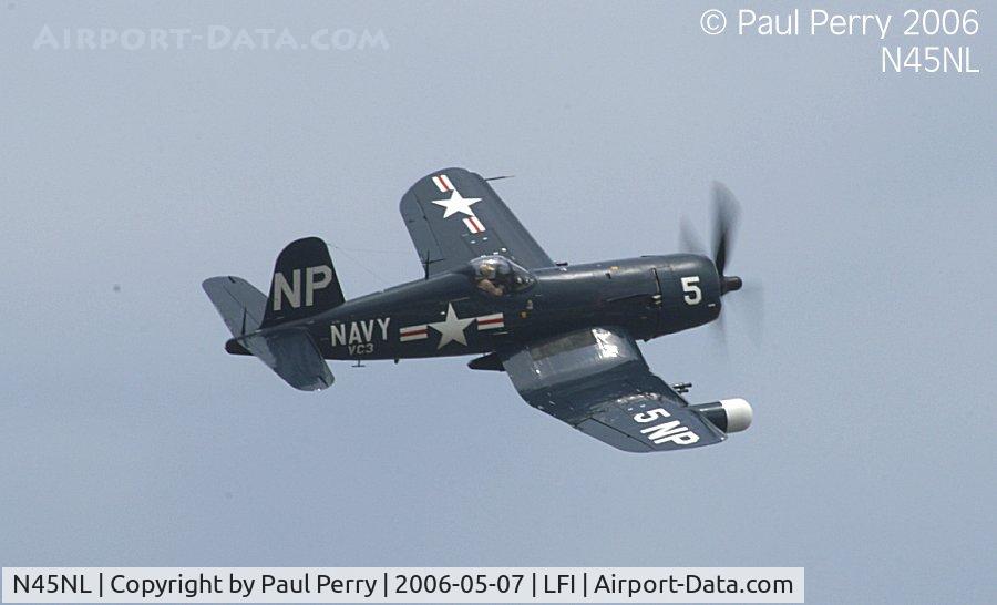 N45NL, 1951 Vought F4U-5NL Corsair C/N 124692, Airborne, and a gorgeous sight