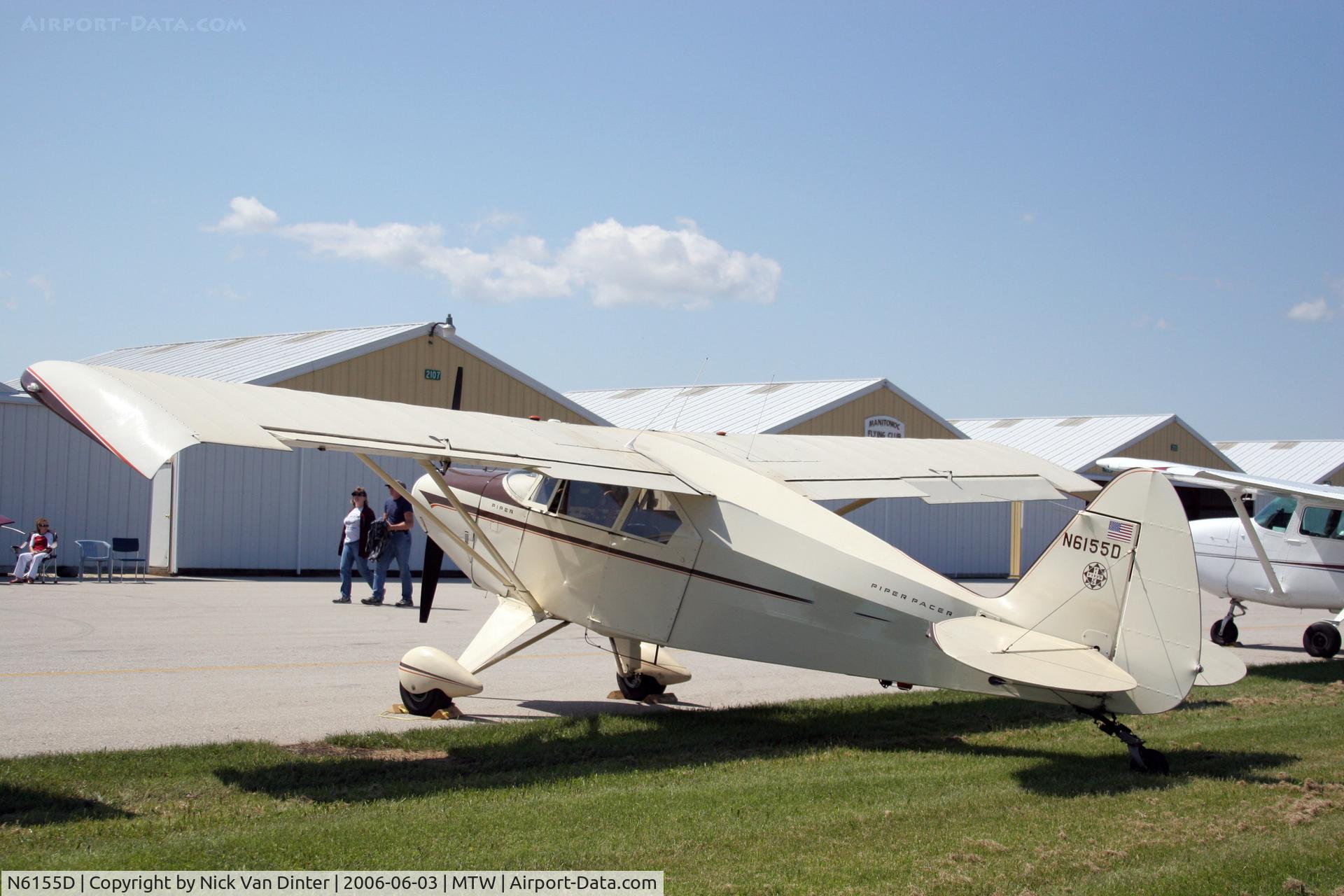 N6155D, 1957 Piper PA-22-150 C/N 22-4802, Manitowoc Air Show