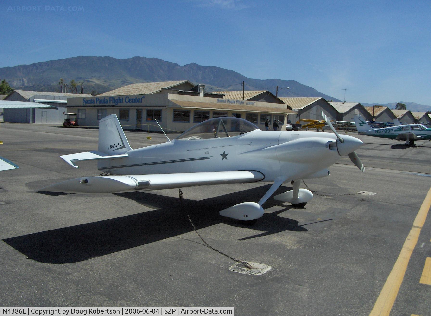 N4386L, 1992 Vans RV-4 C/N 1346, 1992 Anderson VAN'S RV-4, Lycoming O-320