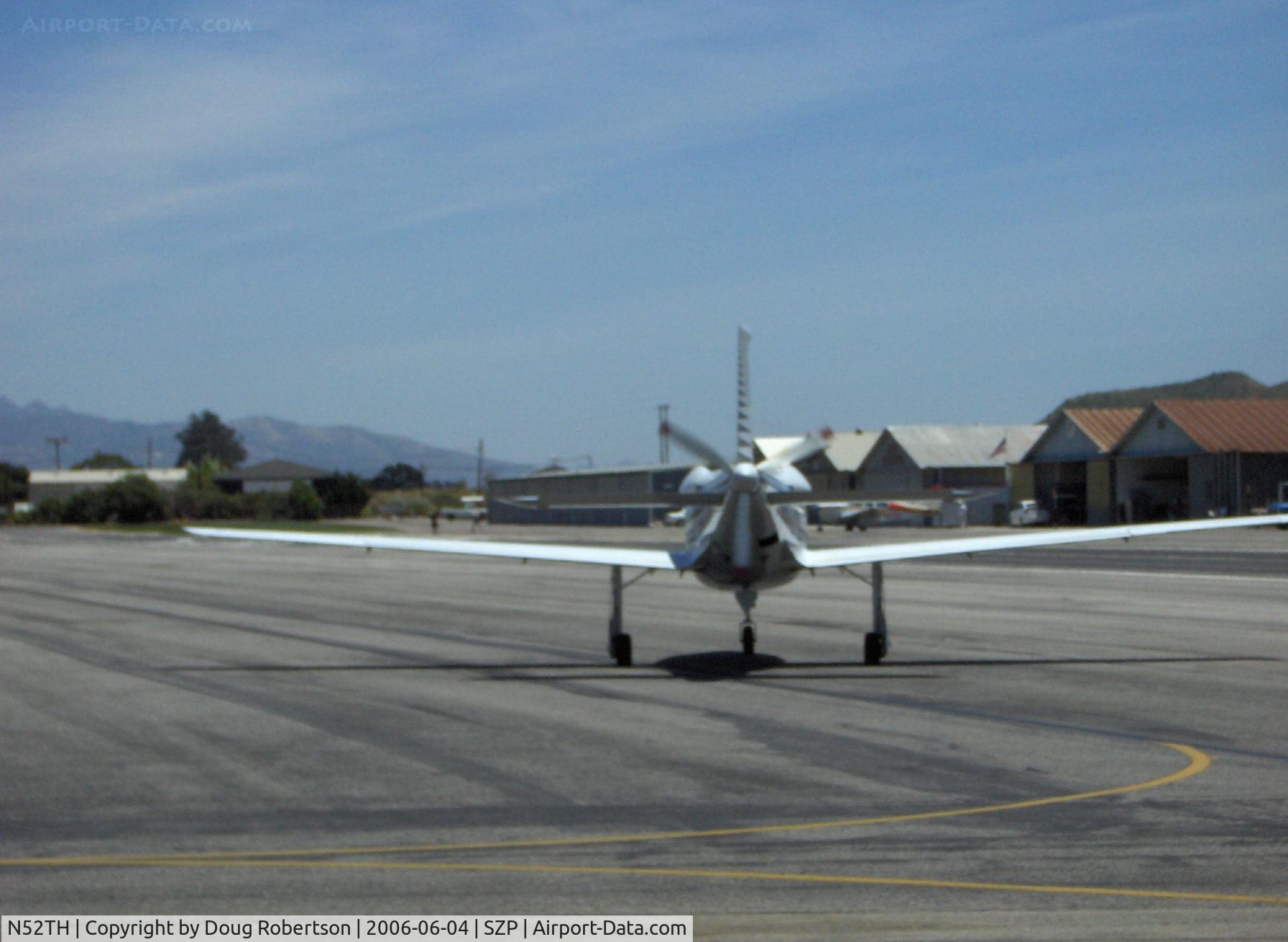 N52TH, 1999 Cirrus VK-30 C/N 143, 1999 Hastings CIRRUS VK-30, Continental IO-550 pusher, taxi turn to Runway 22