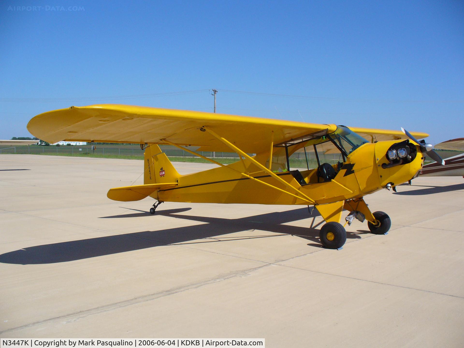 N3447K, 1946 Piper J3C-65 Cub C/N 22140, Piper J-3C-65