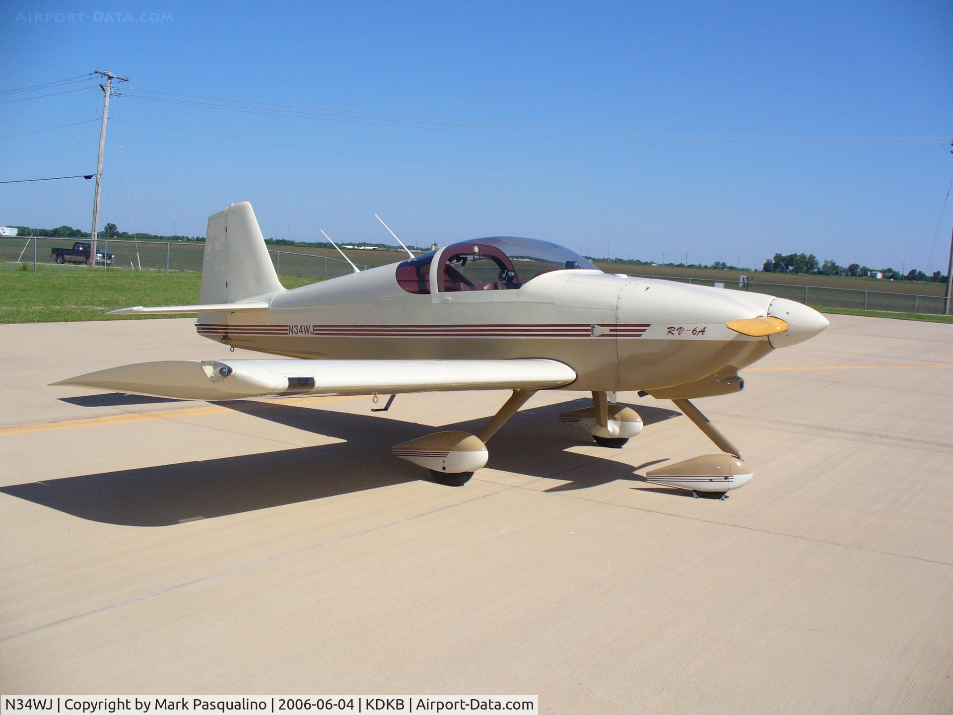 N34WJ, 1994 Vans RV-6A C/N 20493, RV-6A