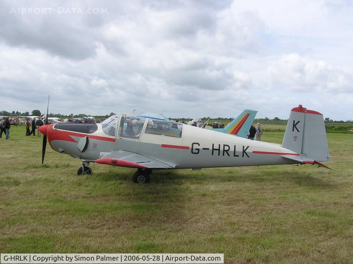 G-HRLK, 1959 Saab 91D-2 Safir C/N 91-376, SAAB 91 Safir at the Vintage Flying Weekend Fly-In