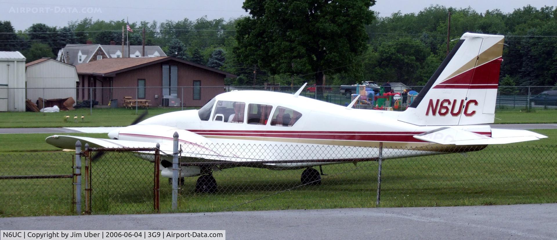 N6UC, 1975 Piper PA-23-250 Aztec C/N 27-7554079, Just after shut down at Butler Farm Show Airport