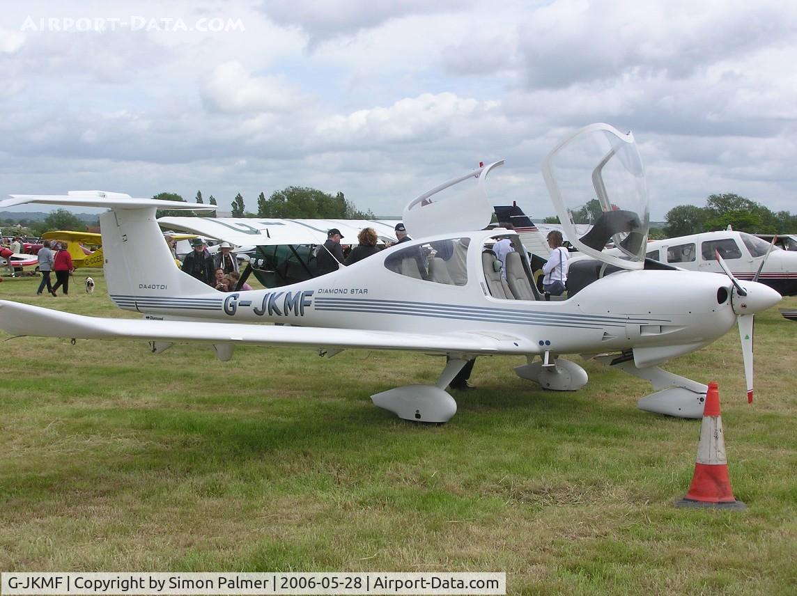 G-JKMF, 2003 Diamond DA-40D Diamond Star C/N D4.033, Diamond DA40 which visited the Keevil fly-in