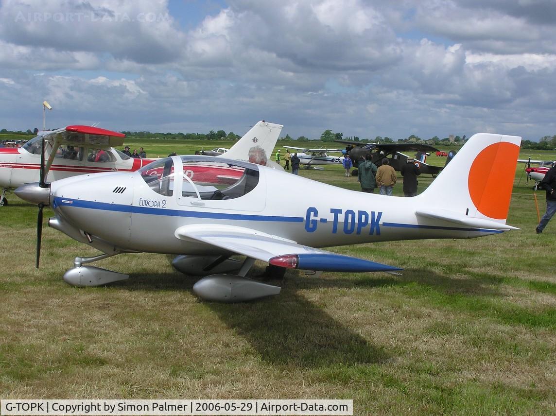 G-TOPK, 2004 Europa XS Tri-Gear C/N PFA 247-14193, Europa homebuilt at the Keevil fly-in