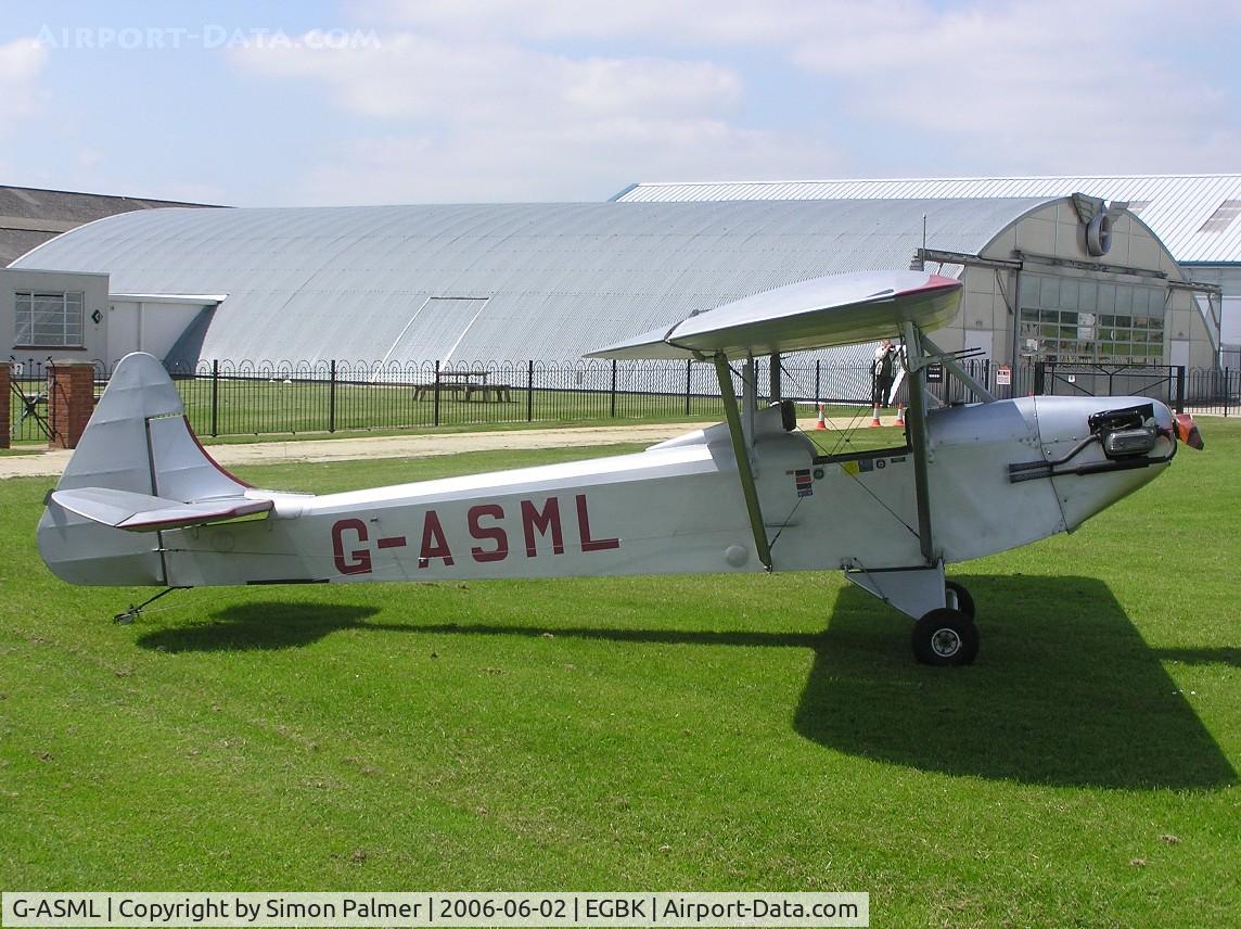 G-ASML, 1966 Luton LA4A Minor C/N PFA 802, Delightful Luton Minor on a sunny day at Sywell