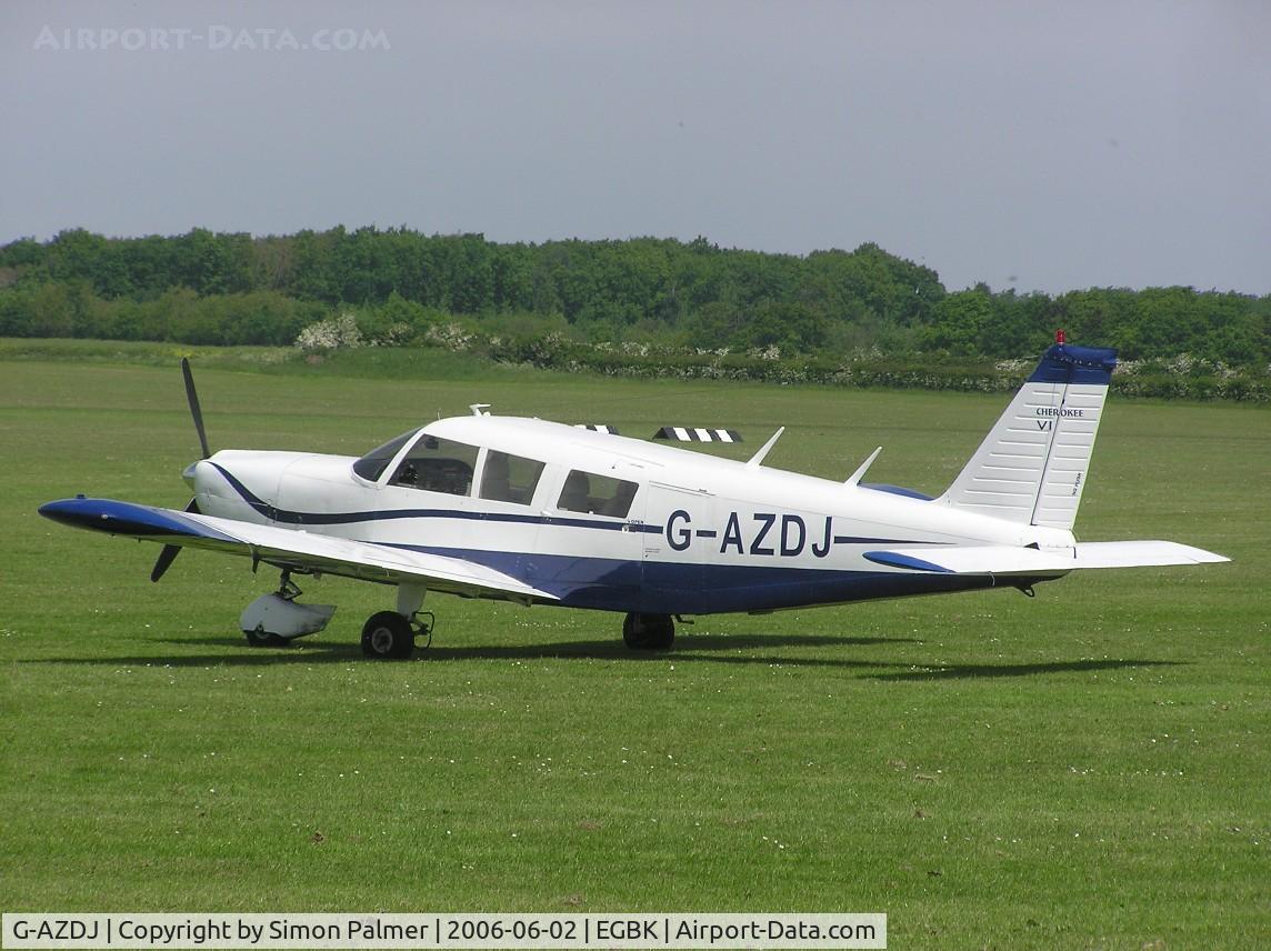 G-AZDJ, 1971 Piper PA-32-300 D Cherokee Six C/N 32-7140068, PA32 Cherokee Six visiting Sywell