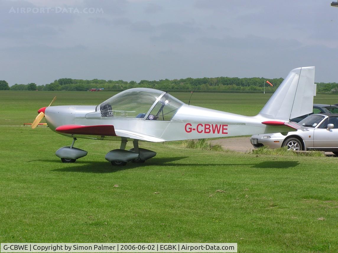 G-CBWE, 2002 Aerotechnik EV-97 Eurostar C/N PFA 315-13958, EV-97 Eurostar at Sywell in Northamptonshire