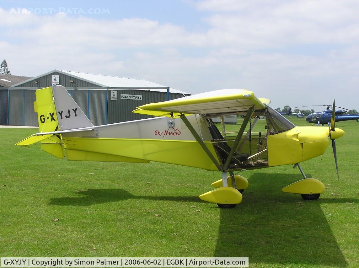 G-XYJY, 2003 Skyranger 912(2) C/N BMAA/HB/309, French-designed, Ukraine-built, Sywell-assembled Sky Ranger