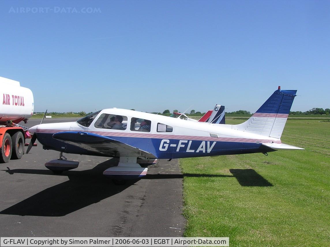 G-FLAV, 1980 Piper PA-28-161 Warrior ll C/N 28-8016283, Even a PA28 spam-can looks better in the sun