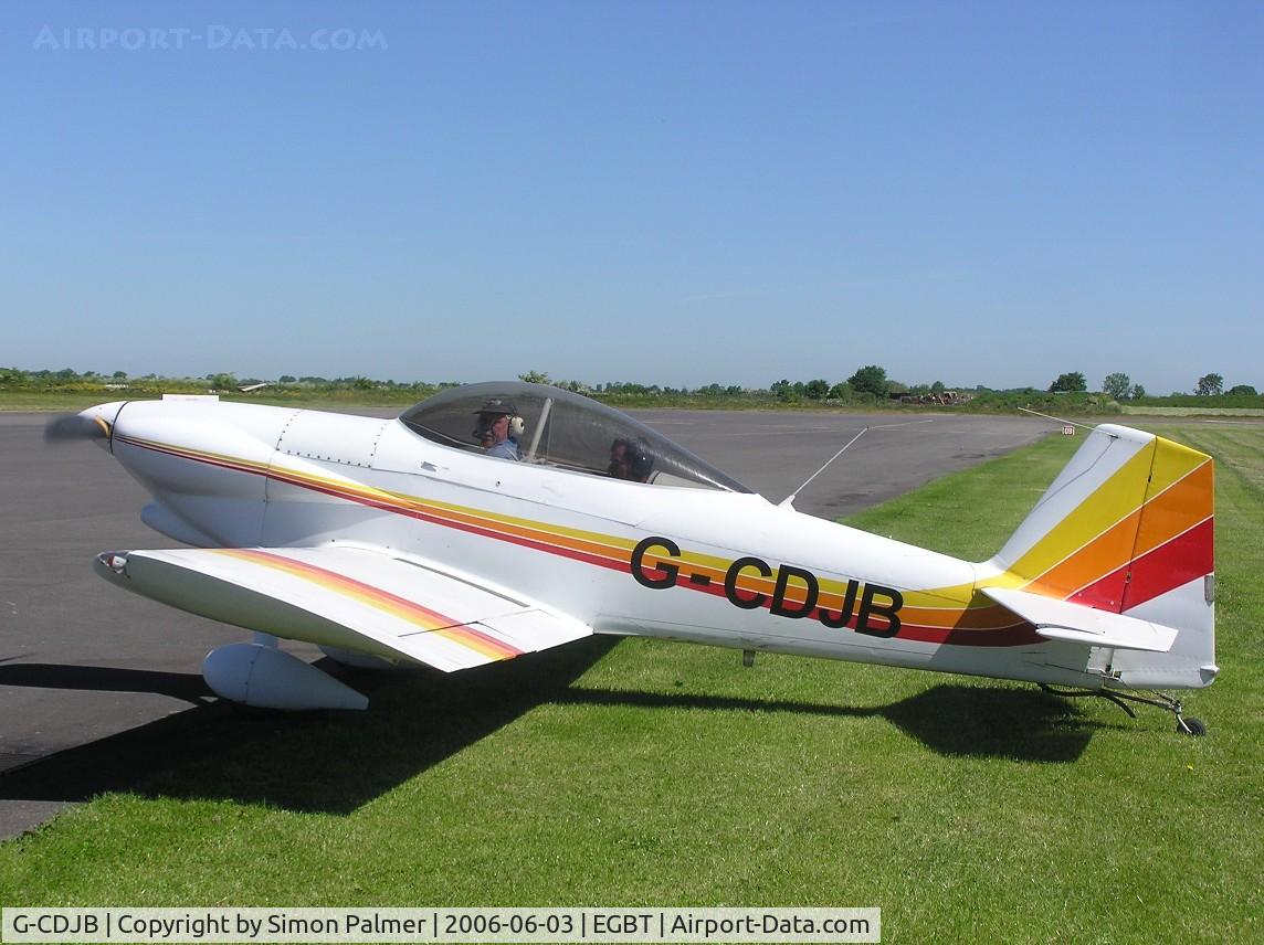 G-CDJB, 1987 Vans RV-4 C/N 1270, Van's RV-4 arrives on the visiting aircraft line