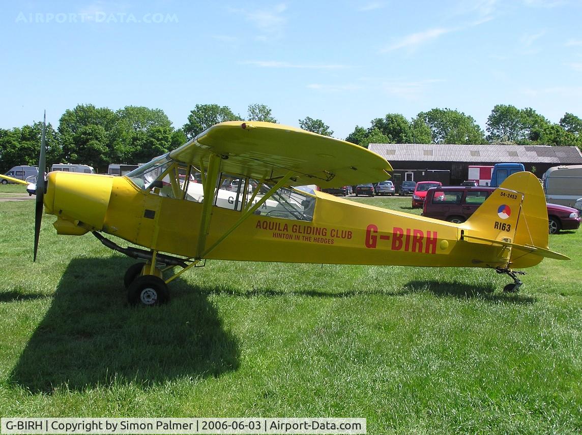 G-BIRH, 1955 Piper L-21B Super Cub (PA-18-135) C/N 18-3853, Glider tug Super Cub visiting Shenington