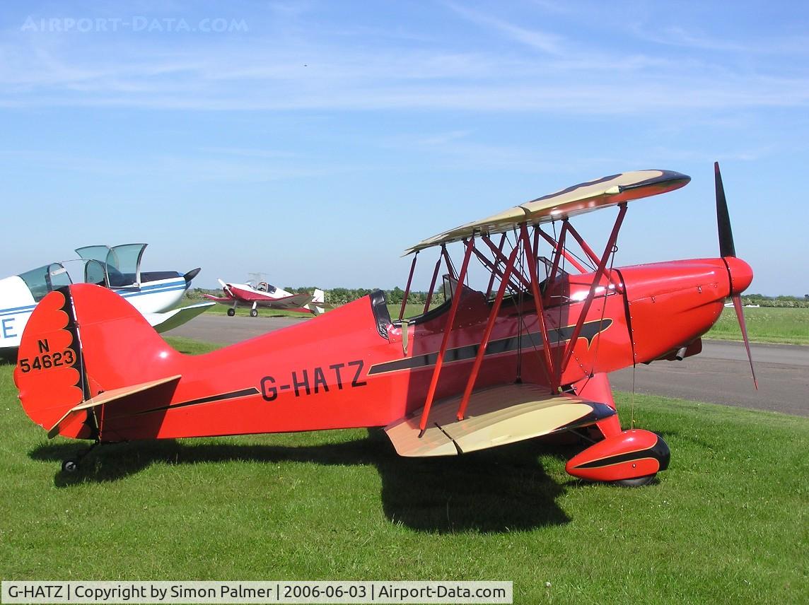 G-HATZ, 1981 Hatz CB-1 C/N 17, Superb Hatz CB-1 at Hinton-in-the-Hedges airfield