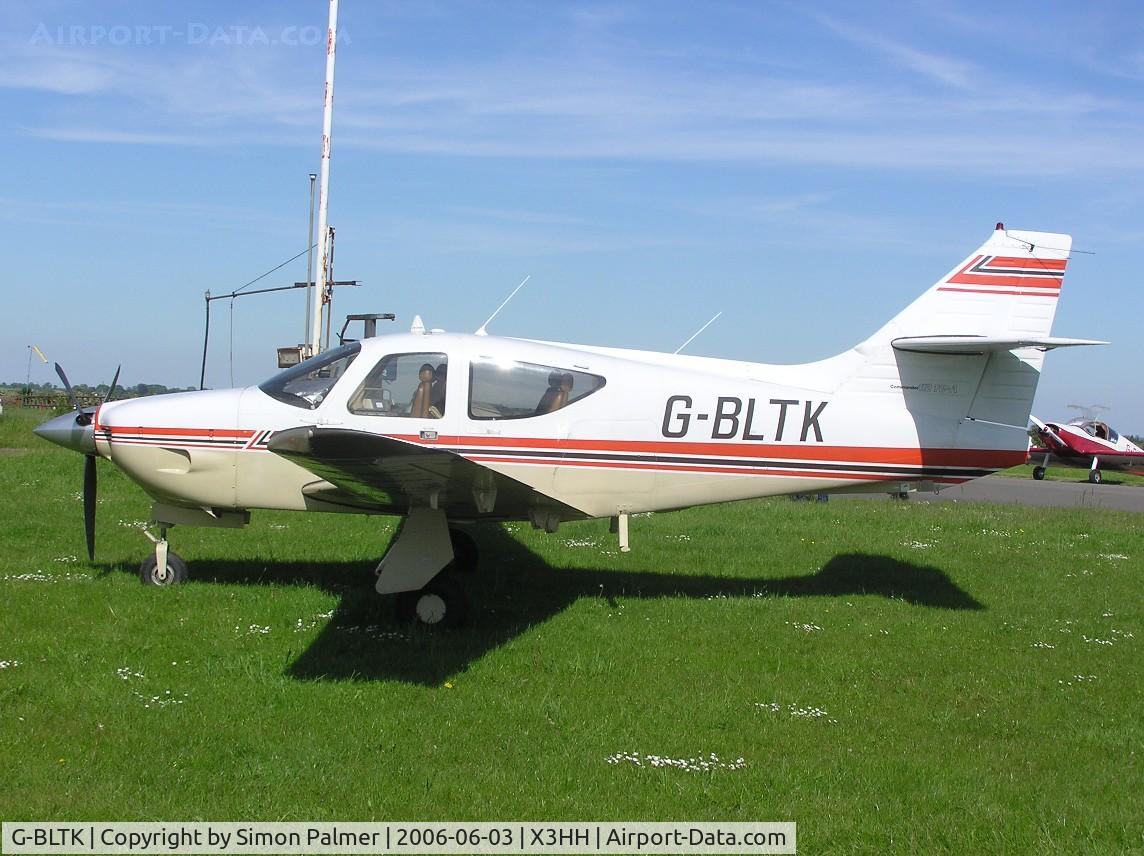 G-BLTK, 1976 Rockwell Commander 112TC C/N 13106, Rockwell Commander at Hinton
