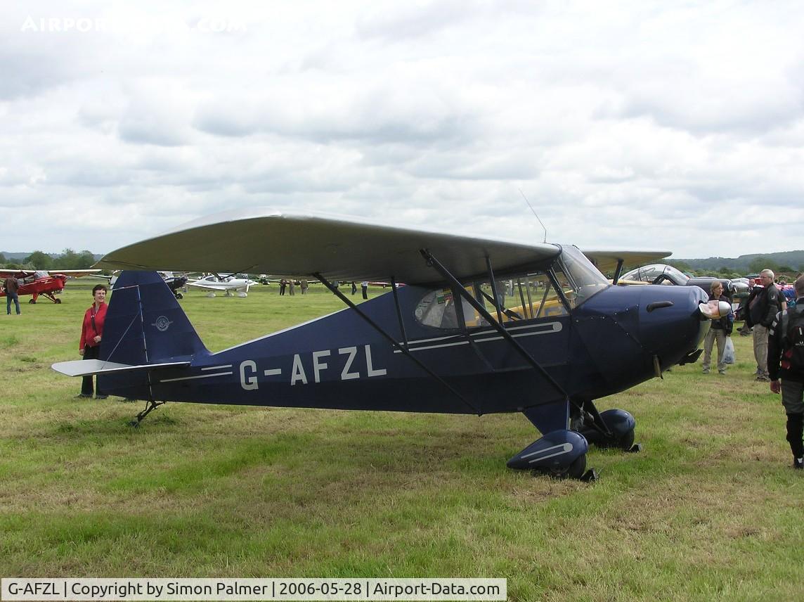 G-AFZL, 1939 Porterfield CP-50 Collegiate C/N 581, Porterfield at the Vintage Flying Weekend at Keevil