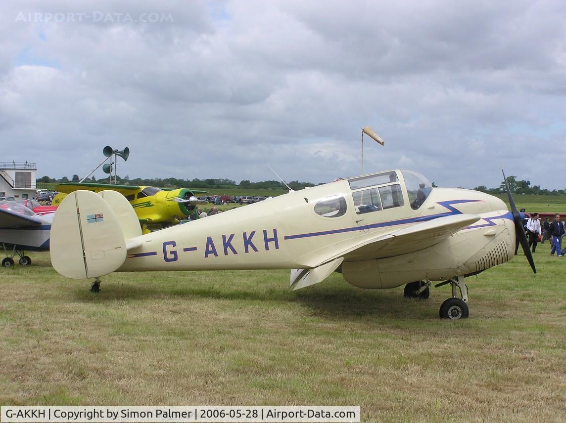 G-AKKH, 1947 Miles M65 Gemini 1A C/N 6479, Very nice Miles Gemini at the VFWE rally at Keevil
