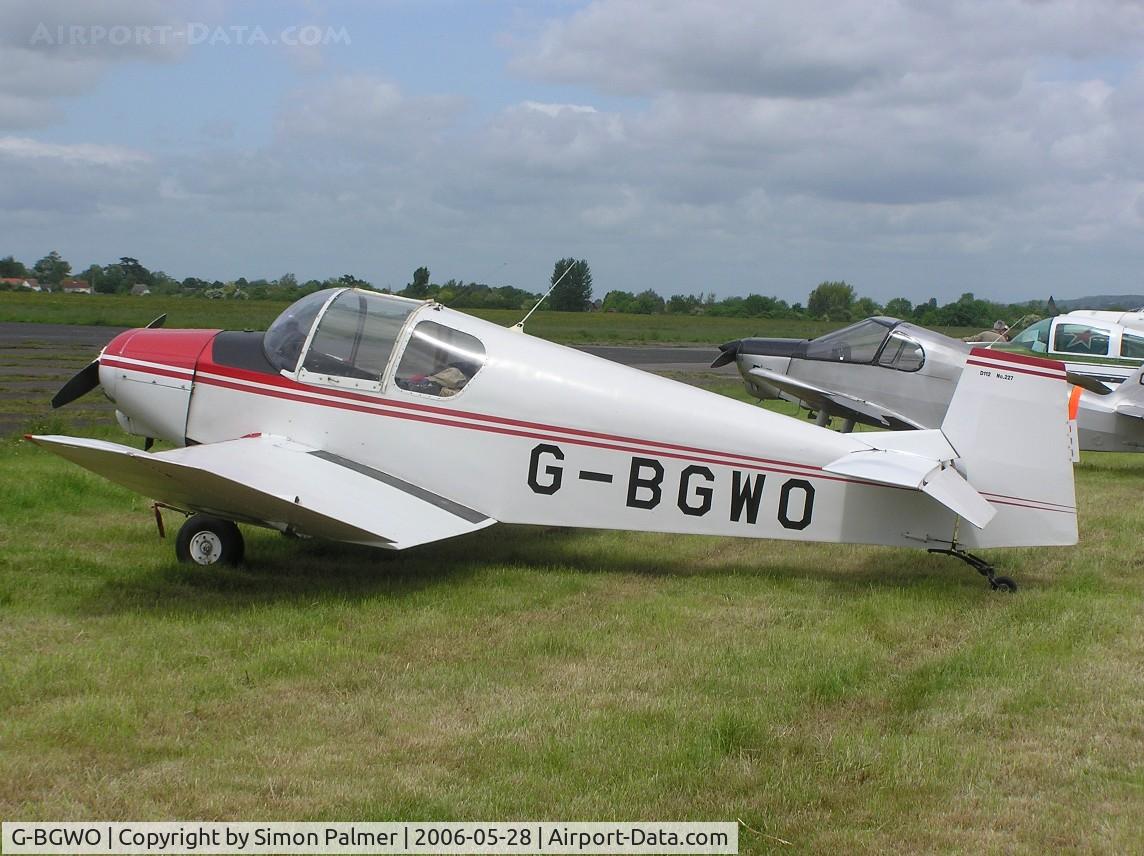 G-BGWO, 1955 Jodel D-112 C/N 227, Jodel visiting the GVFWE at Keevil