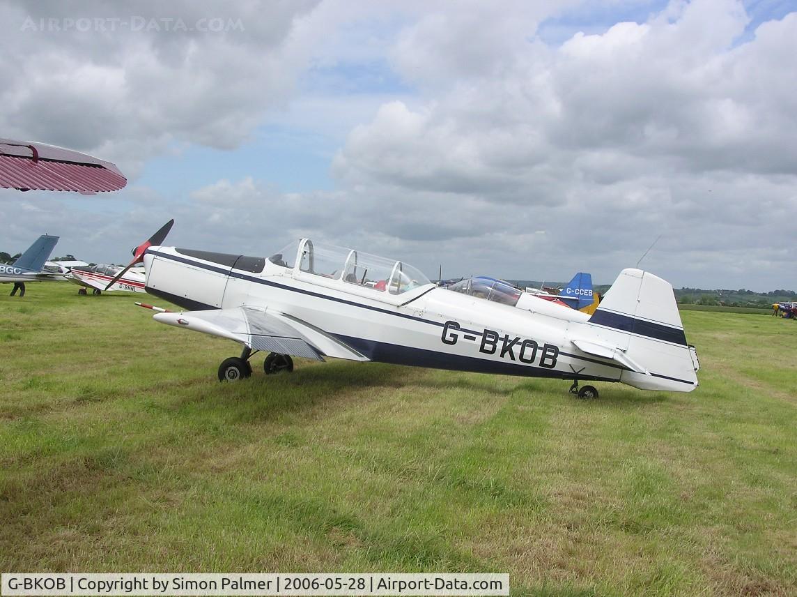 G-BKOB, 1962 Zlin Z-326 Trener Master C/N 757, Zlin Trener Master at Keevil