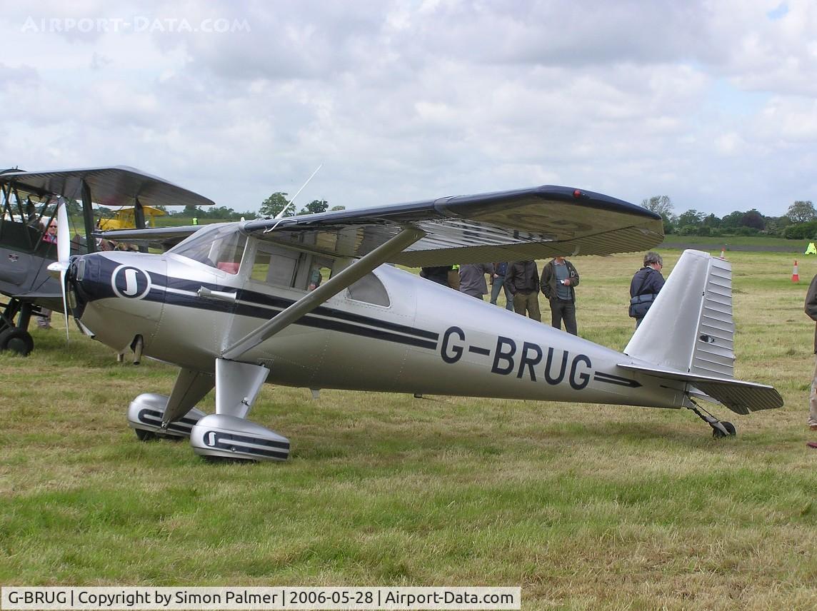 G-BRUG, 1946 Luscombe 8E Silvaire C/N 4462, Luscombe Silvaire at vintage fly-in at Keevil