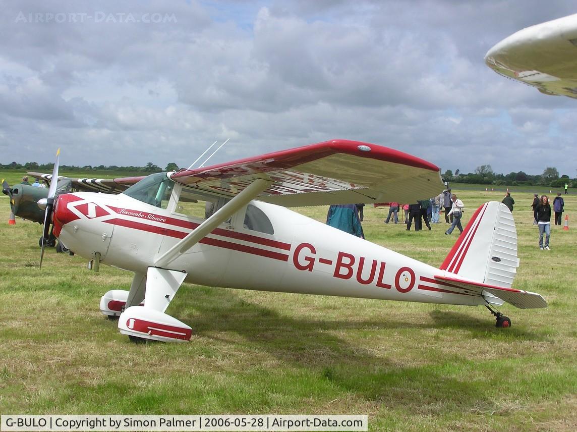 G-BULO, 1946 Luscombe 8F Silvaire C/N 4216, Silvaire at Keevil