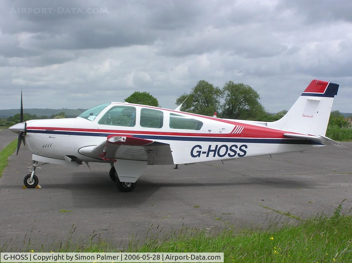 G-HOSS, 1987 Beech F33A Bonanza C/N CE-1151, Beech F33 Bonanza at Keevil fly-in