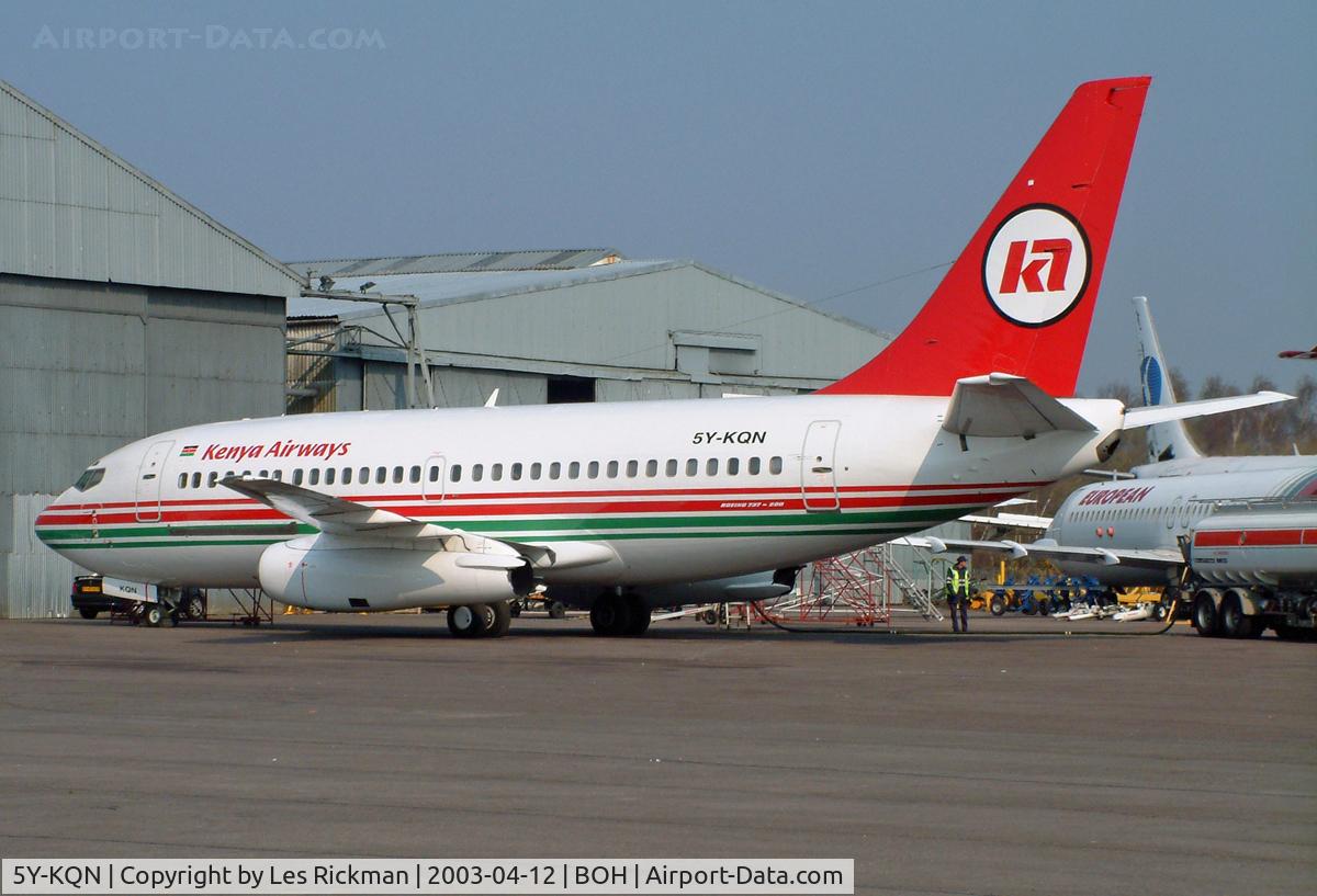 5Y-KQN, 1975 Boeing 737-229C C/N 20915, Boeing 737 229
