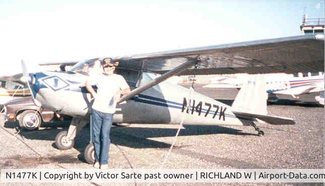 N1477K, 1946 Luscombe 8A C/N 4204, taken right after purchase about 1980