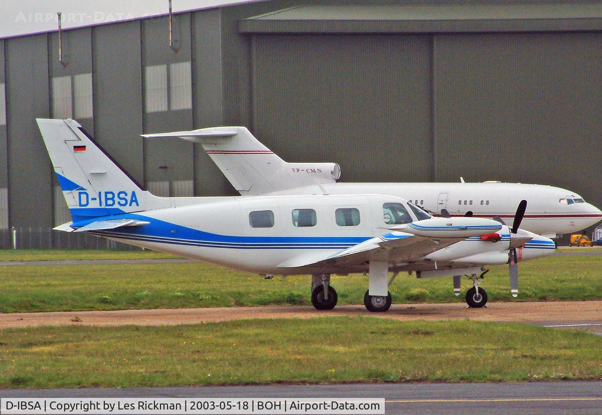 D-IBSA, Piper PA-31T Cheyenne C/N 31T-8120033, Piper PA-31T-Cheyenne