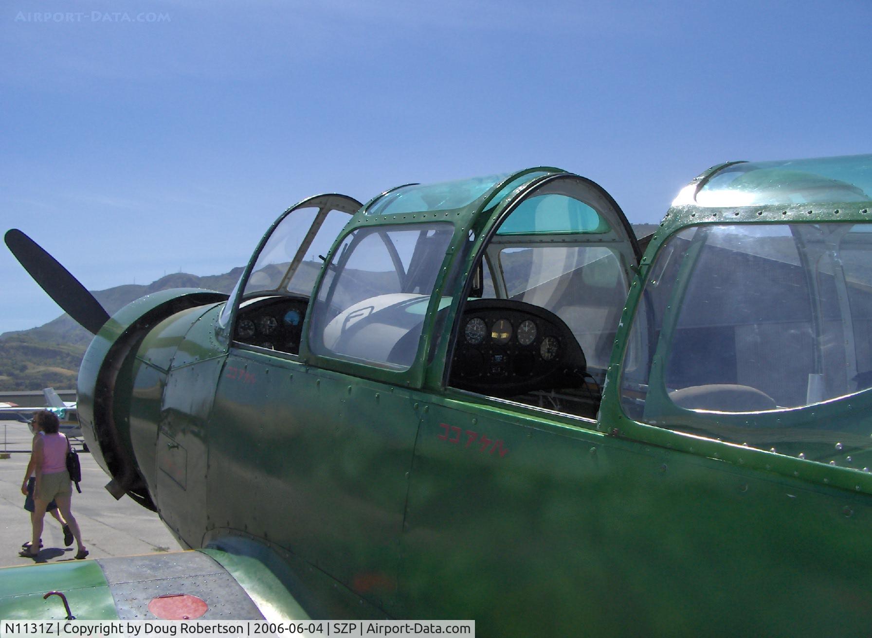 N1131Z, 1965 Fairchild Funk M-62C F-23A C/N 9, 1965 Fairchild Funk M62C F-23B, Jacobs R755-B2 275 Hp, cockpits with PT-26 canopy and full engine cowl addition