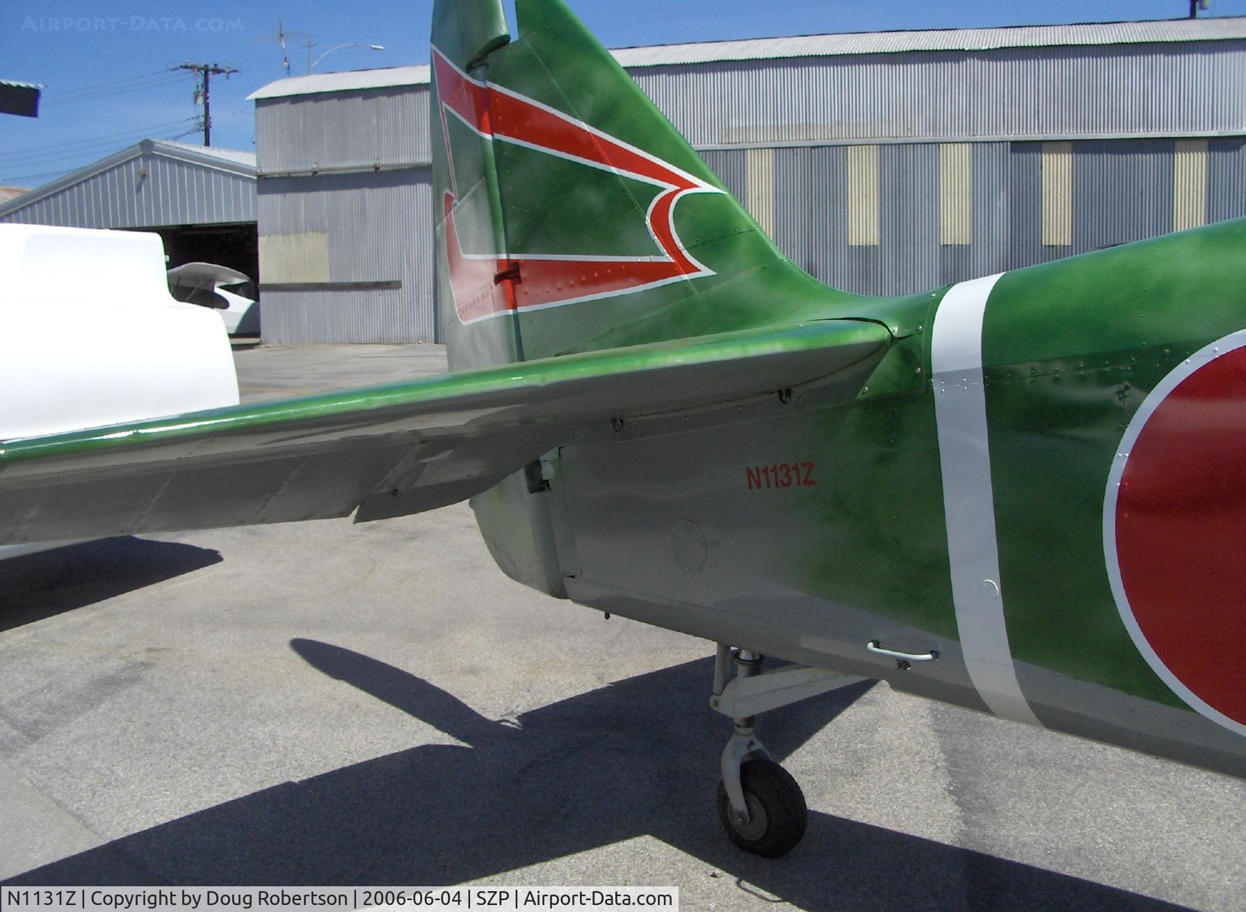 N1131Z, 1965 Fairchild Funk M-62C F-23A C/N 9, 1965 Fairchild Funk M62C F-23B, Jacobs R755-B2 275 Hp radial, full-swivel tailwheel detail