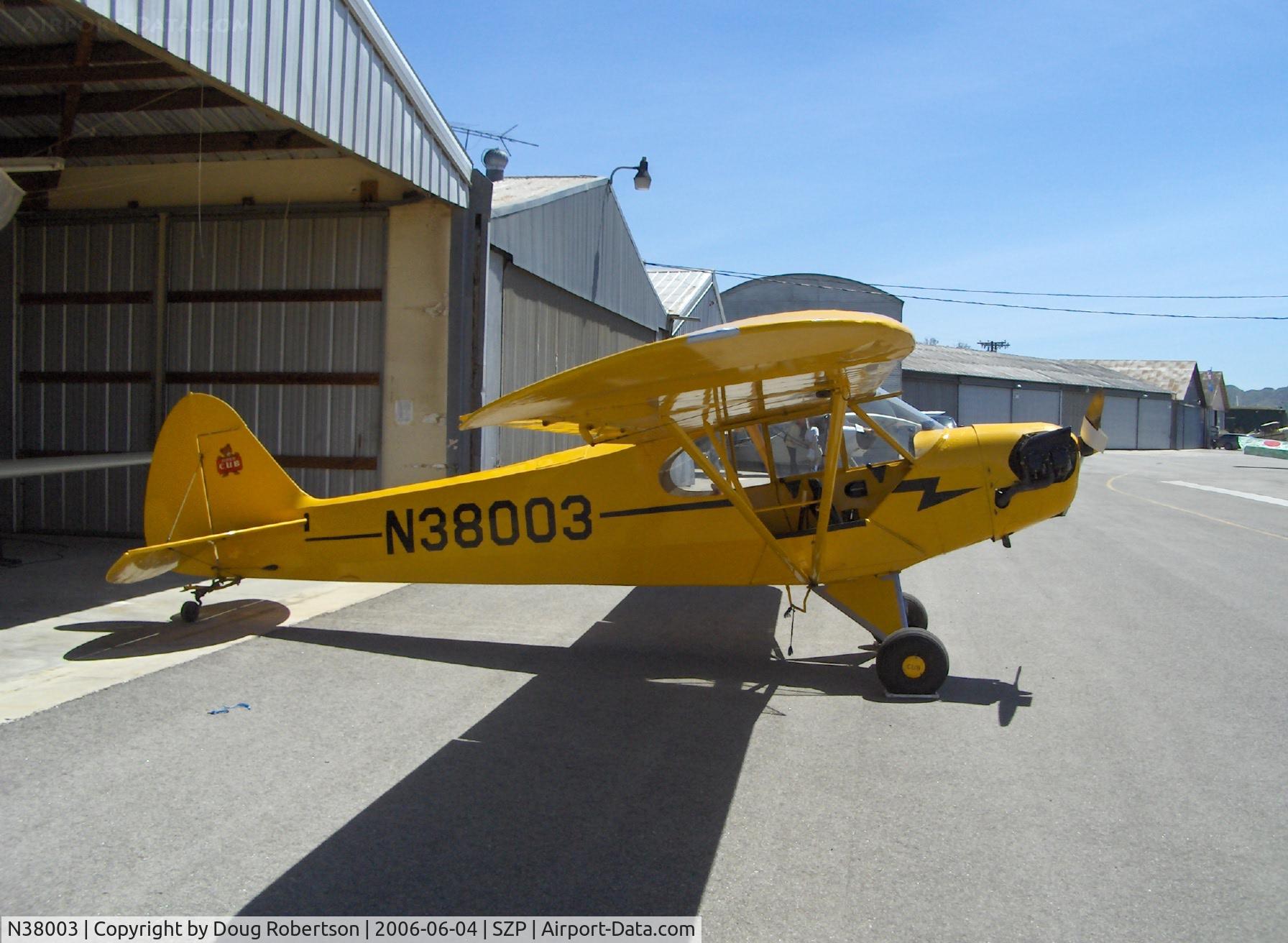 N38003, 1941 Piper J3C-65 Cub Cub C/N 6752, 1941 Piper J3C CUB, Continental A&C65 65 Hp