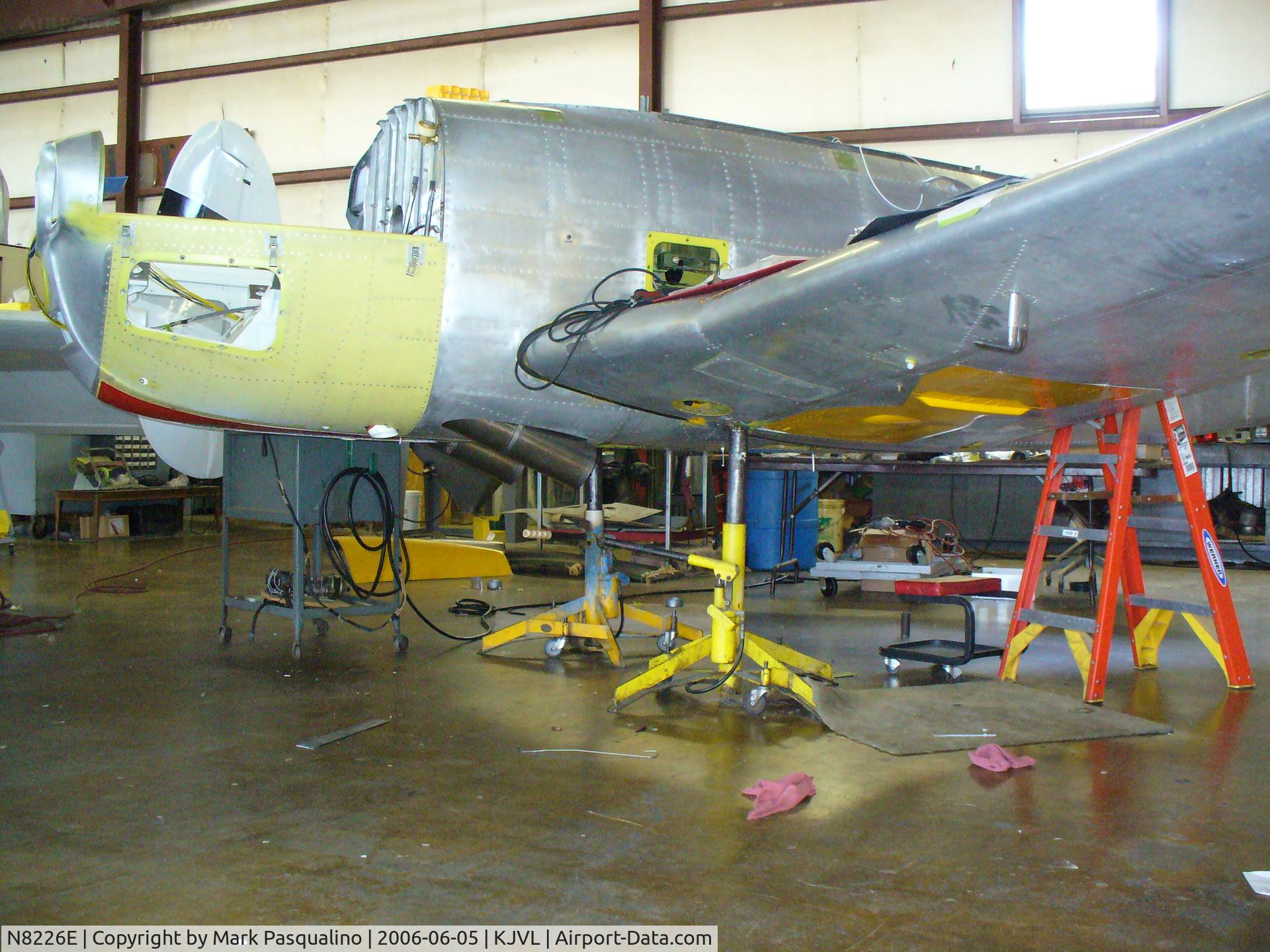 N8226E, 1957 Beech D-45 Mentor C/N BG-379, Beech T-34B Project Landing gear and doors rigged