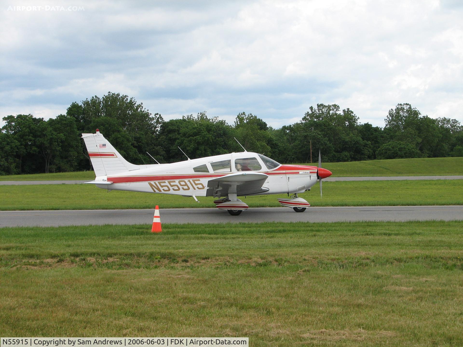 N55915, 1973 Piper PA-28-180 C/N 28-7305500, On his way to (Johnstown, PA) [KJST/JST]